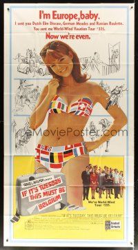 1d690 IF IT'S TUESDAY THIS MUST BE BELGIUM 3sh '69 full-length super sexy Suzanne Pleshette!