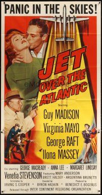 1d705 JET OVER THE ATLANTIC 3sh '59 Guy Madison, Virginia Mayo, George Raft, panic in the skies!