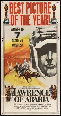 1d727 LAWRENCE OF ARABIA Academy Awards style B 3sh '63 David Lean classic starring Peter O'Toole!