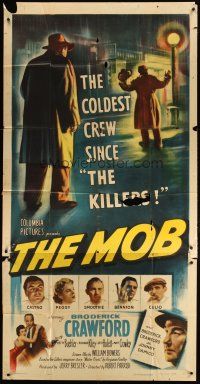 1d778 MOB 3sh '51 Broderick Crawford & cast portraits, the coldest crew since The Killers!