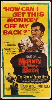1d781 MONKEY ON MY BACK 3sh '57 Cameron Mitchell chooses a woman over dope and kicks the habit!