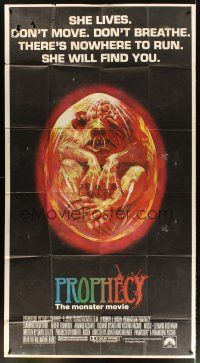 1d846 PROPHECY int'l 3sh '79 John Frankenheimer, art of monster in embryo by Paul Lehr!