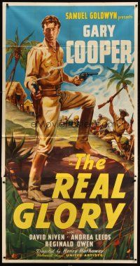 1d849 REAL GLORY 3sh '39 Gary Cooper, the story of a U.S. Army doctor's adventures!