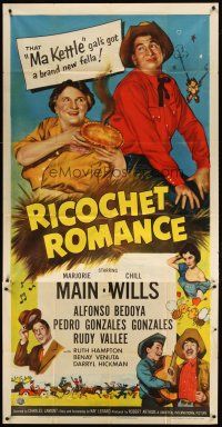 1d857 RICOCHET ROMANCE 3sh '54 Marjorie Main, Chill Wills, Ma Kettle's got a brand new fella!