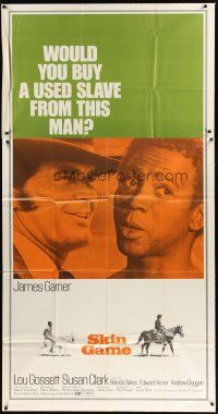 1d884 SKIN GAME 3sh '71 James Garner sells his best friend Louis Gossett Jr. over & over!