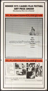 1d887 SLAUGHTERHOUSE FIVE 3sh '72 Kurt Vonnegut's internationally acclaimed best seller!