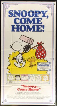 1d891 SNOOPY COME HOME 3sh '72 Peanuts, Charlie Brown, great Schulz art of Snoopy & Woodstock!