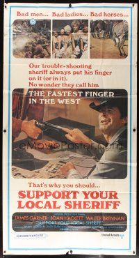1d917 SUPPORT YOUR LOCAL SHERIFF 3sh '69 James Garner is the fastest finger in the West!