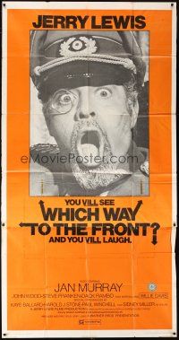 1d978 WHICH WAY TO THE FRONT 3sh '70 wacky c/u of Jerry Lewis as German general with monocle!