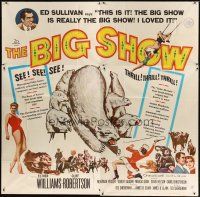 1d143 BIG SHOW 6sh '61 sexy Esther Williams & Cliff Robertson at circus, plus Ed Sullivan!