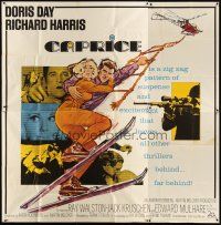1d150 CAPRICE 6sh '67 pretty Doris Day, Richard Harris, different skiing artwork!