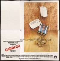1d152 CATCH 22 int'l 6sh '70 directed by Mike Nichols, based on the novel by Joseph Heller!