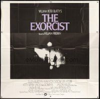 1d167 EXORCIST int'l 6sh '74 William Friedkin, Max Von Sydow, William Peter Blatty horror classic!