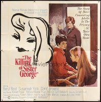 1d195 KILLING OF SISTER GEORGE int'l 6sh '69 Susannah York in lesbian triangle, Robert Aldrich direc