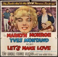1d202 LET'S MAKE LOVE 6sh '60 three images of super sexy Marilyn Monroe & Yves Montand!