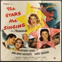 1d257 STARS ARE SINGING 6sh '53 Rosemary Clooney & Polish illegal alien Anna Maria Alberghetti!
