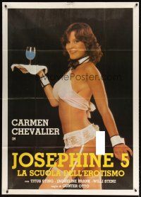 1d349 JOSEFINE MUTZENBACHER - WIE SIE WIRKLICH WAR: 5. TEIL Italian 1p '83 sexy Carmen Chevalier!