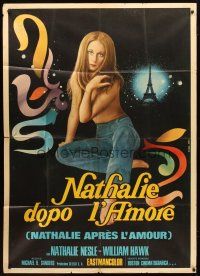 1d374 LOVE UNDER AGE Italian 1p '69 wild image of sexy topless girl who is too young for love!