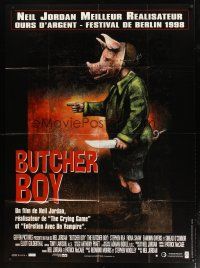 1e451 BUTCHER BOY French 1p '97 Neil Jordan directed, Irish black comedy, wild Pagowski art!