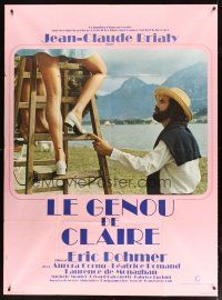 1e461 CLAIRE'S KNEE French 1p '71 Eric Rohmer's Le Genou de Claire, Jean-Claude Brialy, sexy!