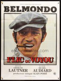 1e466 COP OR HOOD French 1p '79 Georges Lautner's Flic ou voyou, Jean-Paul Belmondo by Mascii!