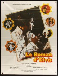 1e485 ELVIS French 1p '79 Kurt Russell as Presley, directed by John Carpenter, rock & roll!