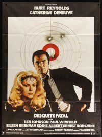 1e529 HUSTLE French 1p '76 Robert Aldrich, Burt Reynolds & sexy Catherine Deneuve by target!