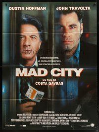 1e578 MAD CITY French 1p '97 John Travolta, Dustin Hoffman, directed by Costa-Gavras