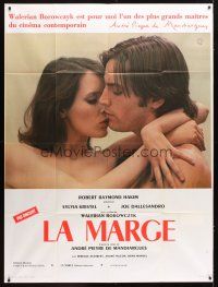 1e586 MARGIN style A French 1p '76 close up of sexy naked Sylvia Kristel & with Joe Dallesandro!