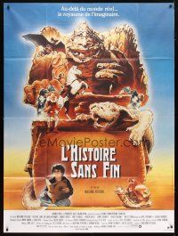 1e608 NEVERENDING STORY French 1p '84 Wolfgang Petersen, great different fantasy art of top cast!