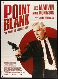 1e622 POINT BLANK French 1p R11 great image of Lee Marvin with gun, John Boorman film noir!