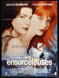 1e626 PRACTICAL MAGIC French 1p '99 great image of sexy witches Sandra Bullock & Nicole Kidman!