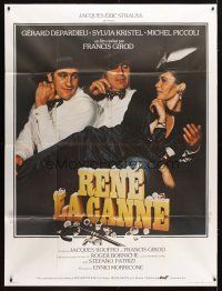 1e637 RENE THE CANE French 1p '77 Rene la canne, Gerard Depardieu, sexy Sylvia Kristel, Piccoli!