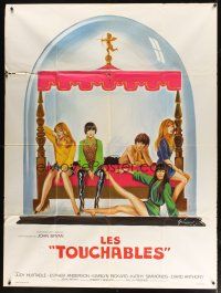 1e694 TOUCHABLES French 1p '68 best different art of girls in glass case by Boris Grinsson!