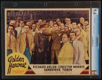 1e014 GOLDEN HARVEST slabbed LC '33 frazzled Chester Morris with grain commodity traders!