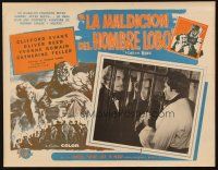 1e309 CURSE OF THE WEREWOLF Mexican LC '61 Hammer, men talk to Oliver Reed in jail cell!