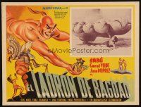 1e323 THIEF OF BAGDAD Mexican LC R50s Sabu about to be smashed by giant foot, cool border art!