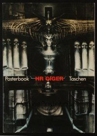 1e062 H.R. GIGER Taschen poster book '90 contains six full-color prints of the artist's work!