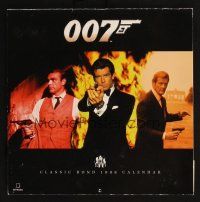 1e044 JAMES BOND 007 1998 wall calendar '98 includes some of the best images from the movies!