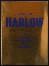 1e136 HARLOW pressbook '65 Carroll Baker in the title role, Martin Balsam
