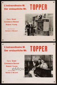 1e336 TOPPER 7 Swiss LCs '60s Constance Bennett, Cary Grant, classic fantasy comedy!