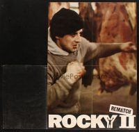 1e238 ROCKY II trade ad '79 Sylvester Stallone & Carl Weathers rematch, boxing sequel!