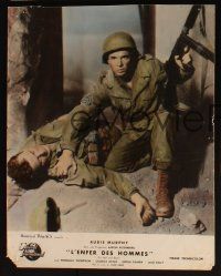 1e370 TO HELL & BACK 4 French LCs '55 Audie Murphy's life story as a kid soldier in World War II!