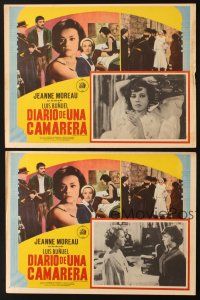 1e292 DIARY OF A CHAMBERMAID 8 Mexican LCs '64 Jeanne Moreau, directed by Luis Bunuel!