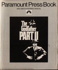 1e129 GODFATHER PART II pressbook '74 Al Pacino in Francis Ford Coppola classic crime sequel!