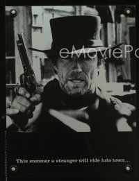 1e232 PALE RIDER promo brochure '85 lots of great different images of Clint Eastwood!