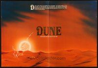 1e216 DUNE sunset style trade ad '84 David Lynch sci-fi epic, cool completely different art!