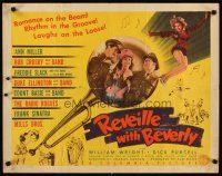 1f002 REVEILLE WITH BEVERLY style A 1/2sh '43 sexy Ann Miller, Count Basie, Frank Sinatra!