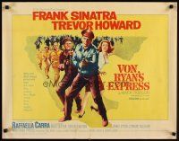 1f212 VON RYAN'S EXPRESS 1/2sh '65 Frank Sinatra & Trevor Howard in World War II!