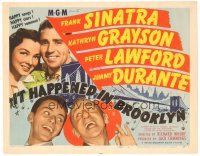 1f018 IT HAPPENED IN BROOKLYN TC '47 Frank Sinatra, Jimmy Durante, Lawford & Kathryn Grayson!